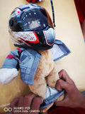 bear with racing suit