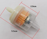 Gas filter fuel filter with magnet